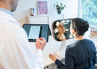 医師と診察、カウンセリング